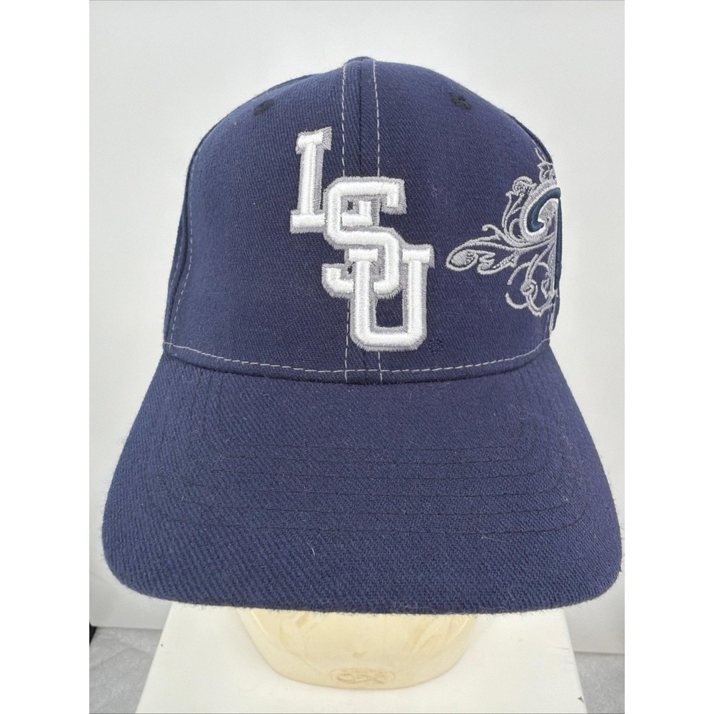 LSU Tigers Hat Cap Fitted Large Blue NCAA Football Top Of The World